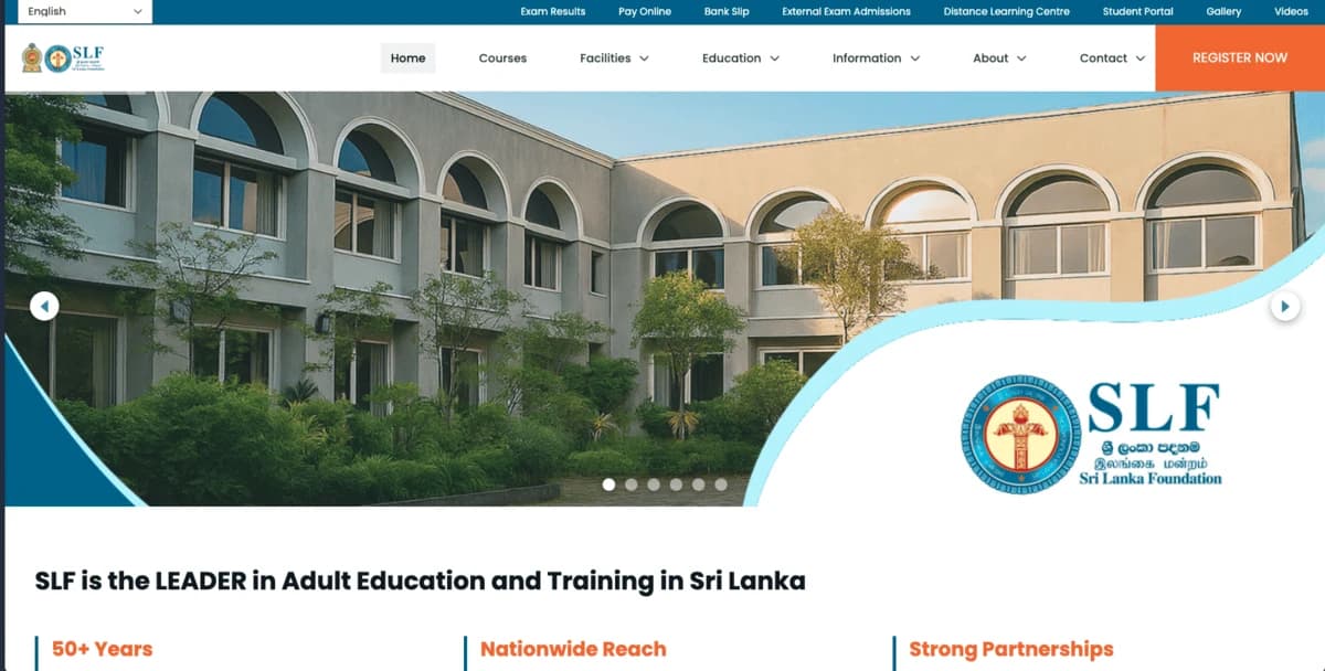 Sri Lanka Foundation Website